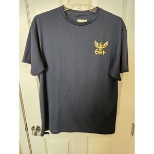 Authentic U.S. Navy "America's Navy Forged By The Sea" Blue Pull-On Top, Sz. XL